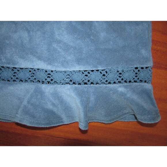 Anne Cole Blue Terry Coverup Skirt - XL - NEW - Picture 4 of 7